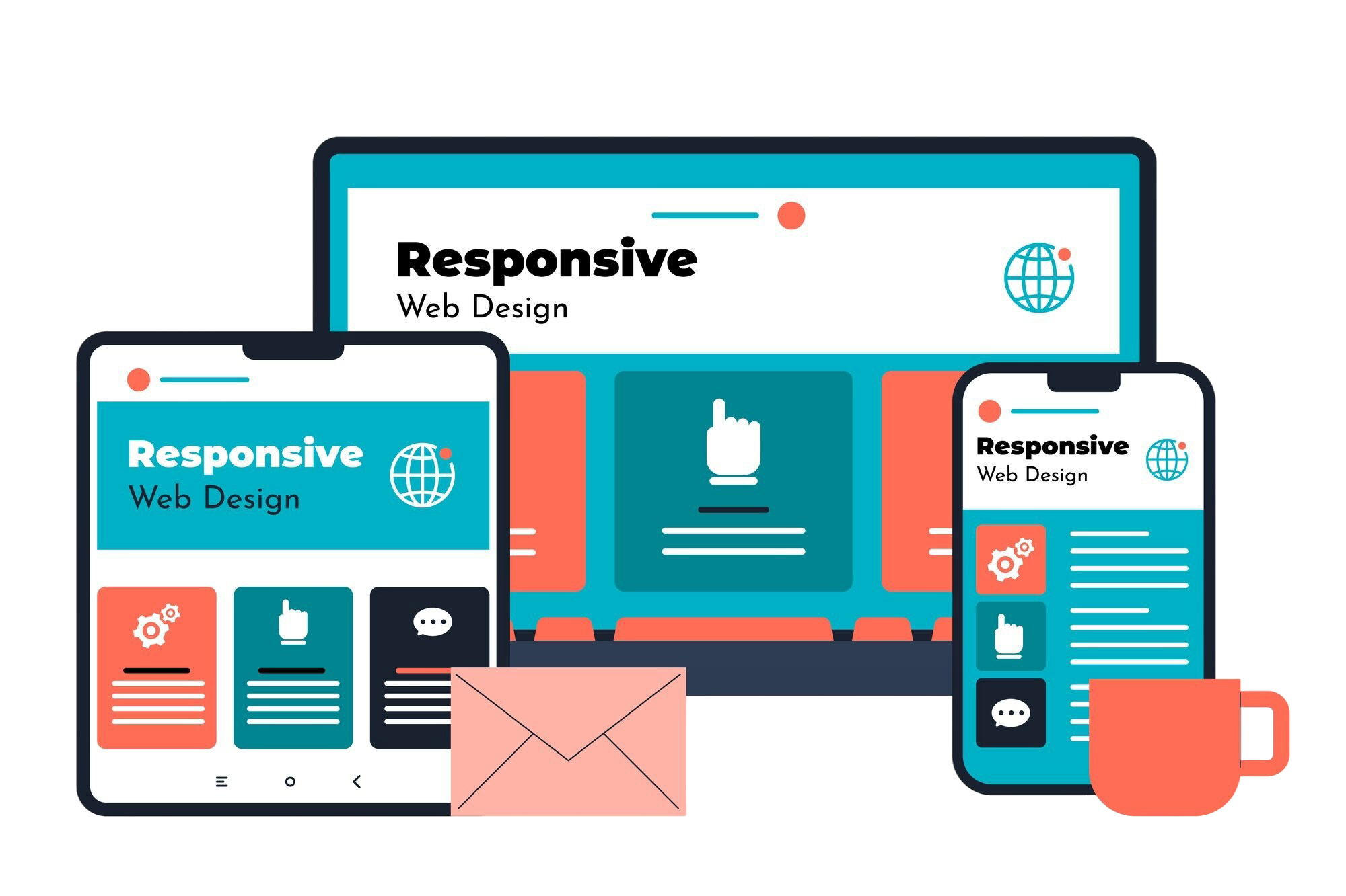Digital Combinators responsive web development mockup on multiple devices
